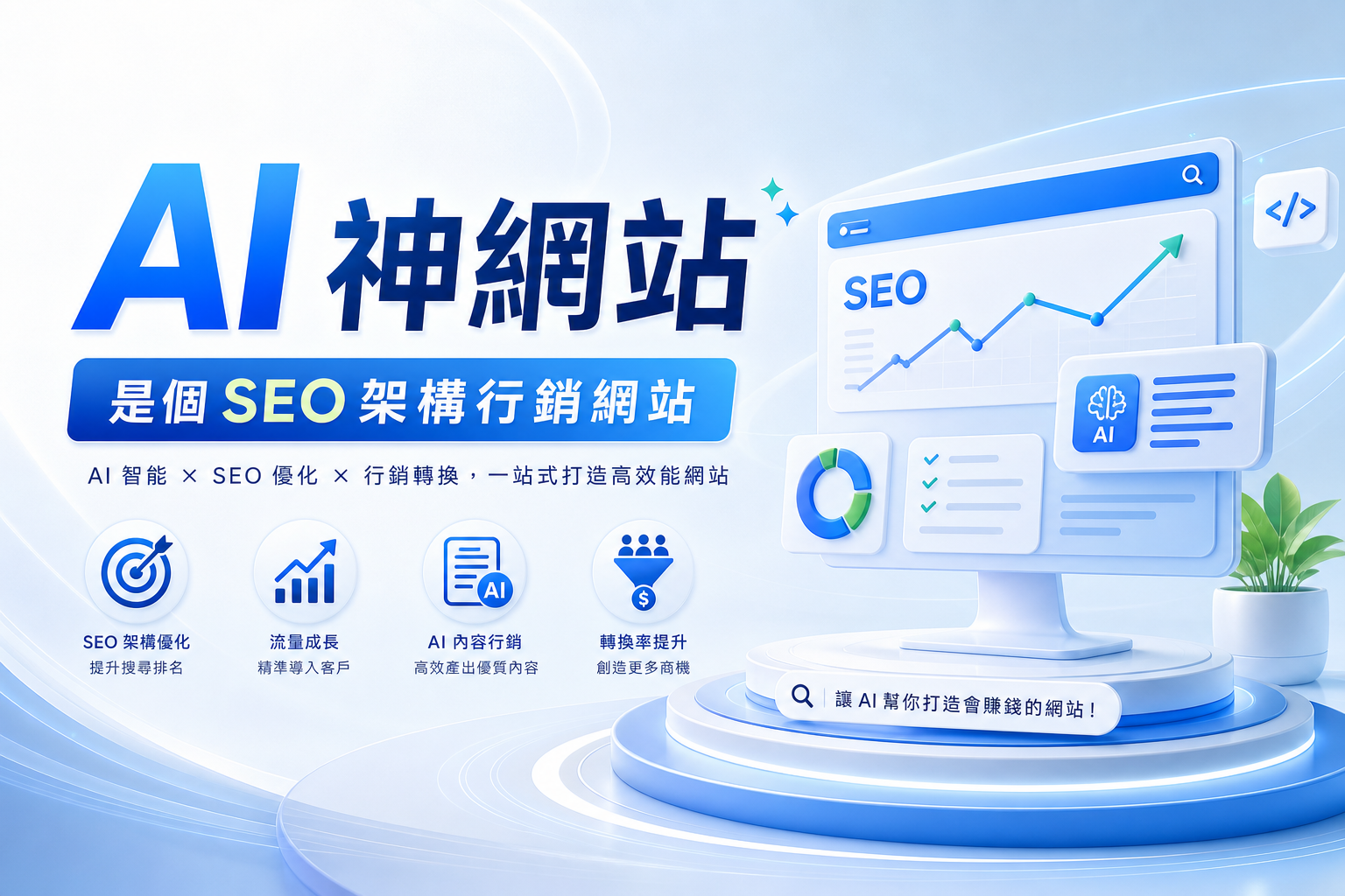 AI 神網站-SEO架構行銷網站