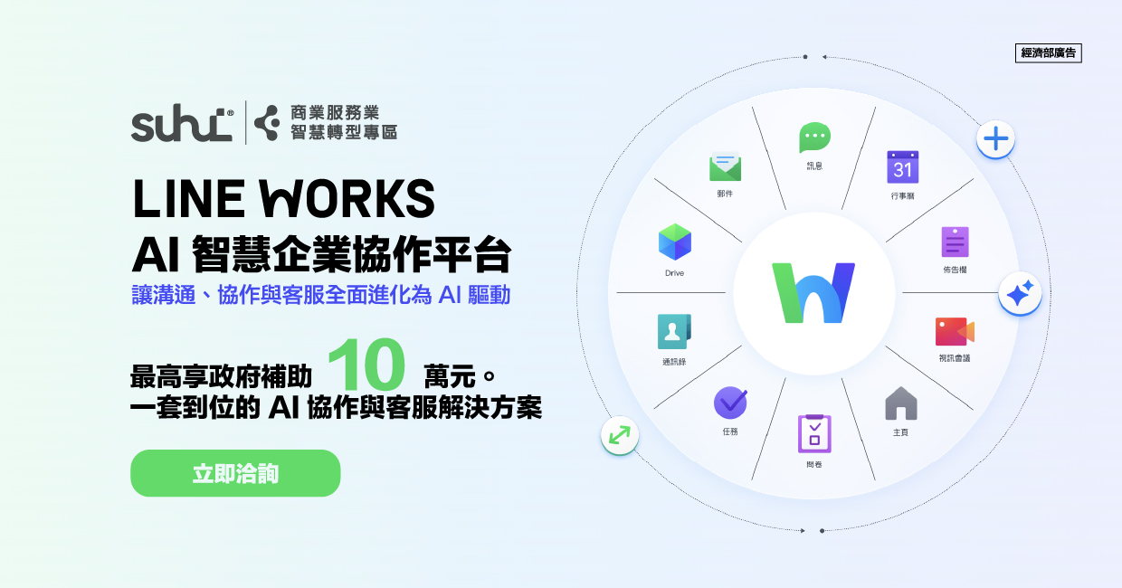 LINE WORKS AI智慧企業協作與客服管理平台