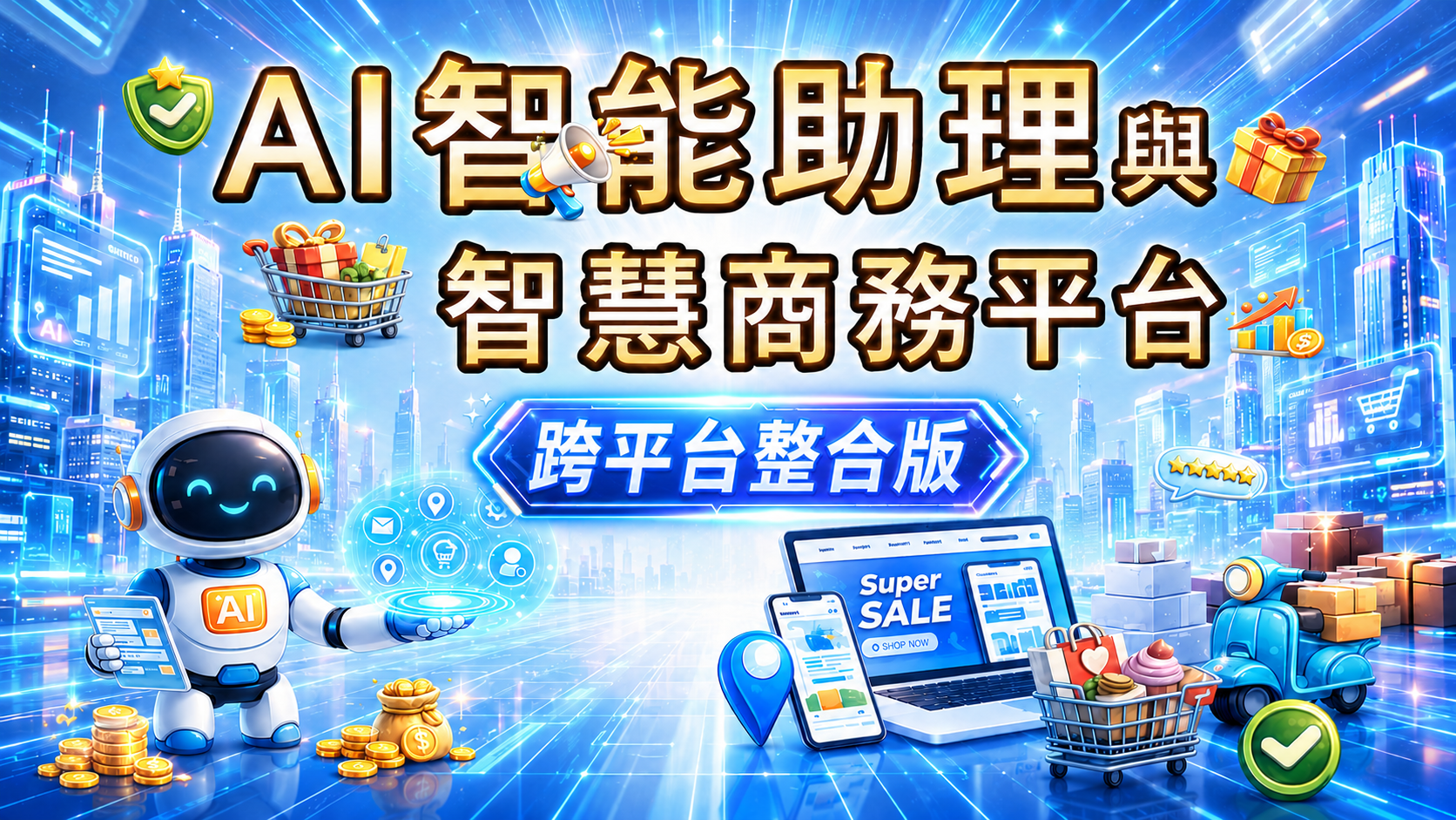 AI智能助理與智慧商務平台-跨平台整合版